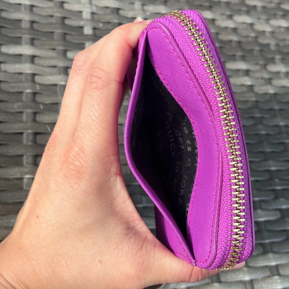 Kate Spade Hartley Cassidy Leather With Initial “A”  Small Wallet - Picture 5 of 11